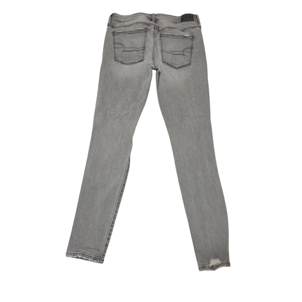 American Eagle Outfitters Gray Distressed Jeggings - Picture 3 of 3